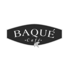 Logotipo Baqué café